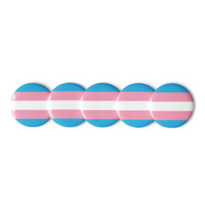 Trans Flag Pins (Set of 5)