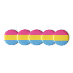 Pansexual Flag Pins (Set of 5)